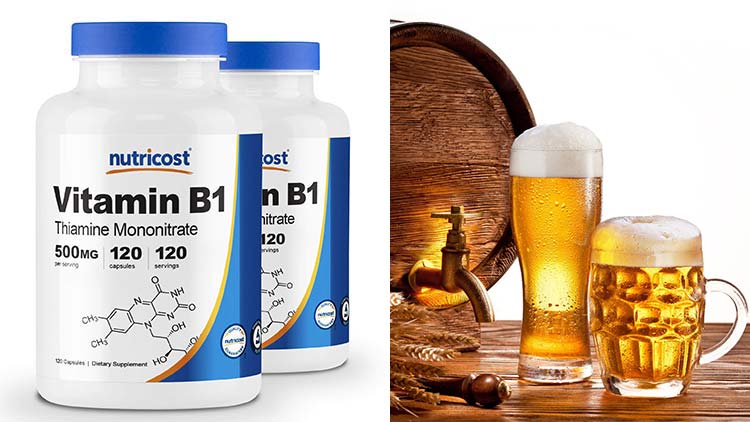2- Ủ tóc bằng vitamin B1 và bia 1