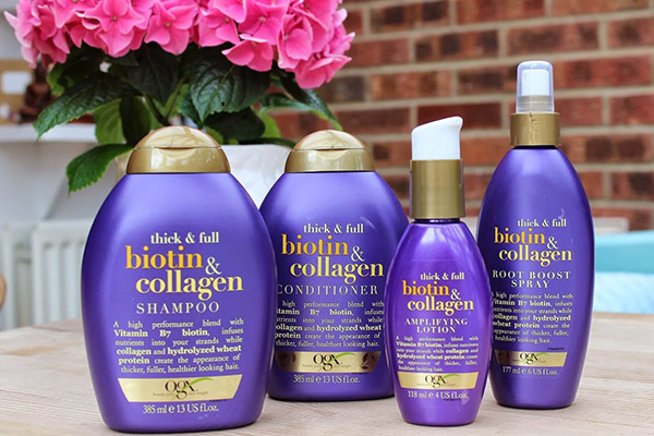 Thick and Full Biotin and Collagen Shampoo- OGX 1