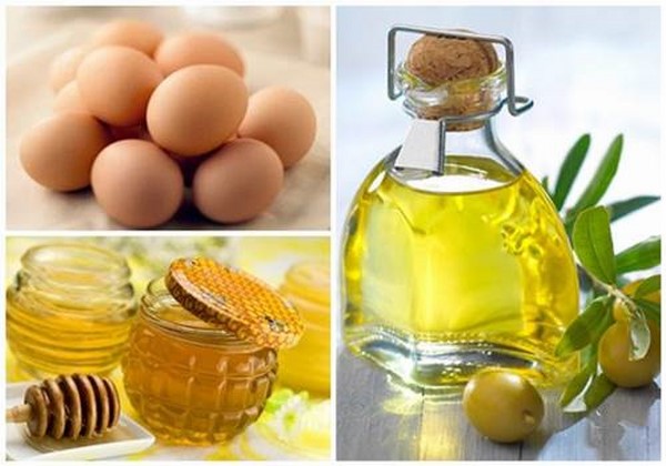 Sử dụng dầu ô liu, dâu tây và trứng gà 1
