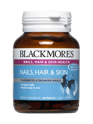 1. Viên uống kích thích mọc tóc Blackmores Nails Hair Skin 1