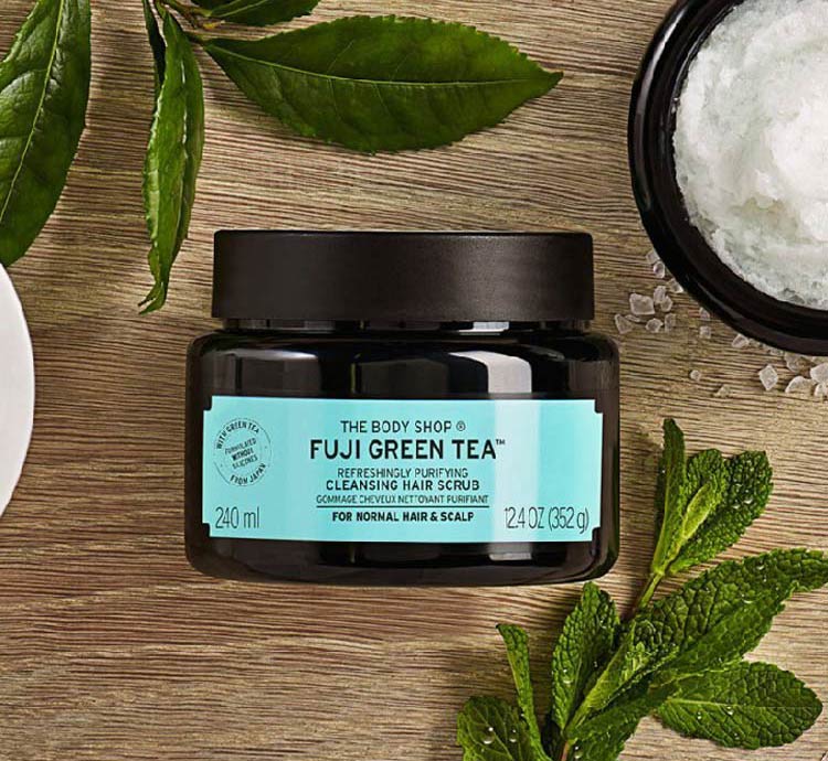 2. Fuji Green Tea™ Refreshingly Purifying Scrub Shampoo 1